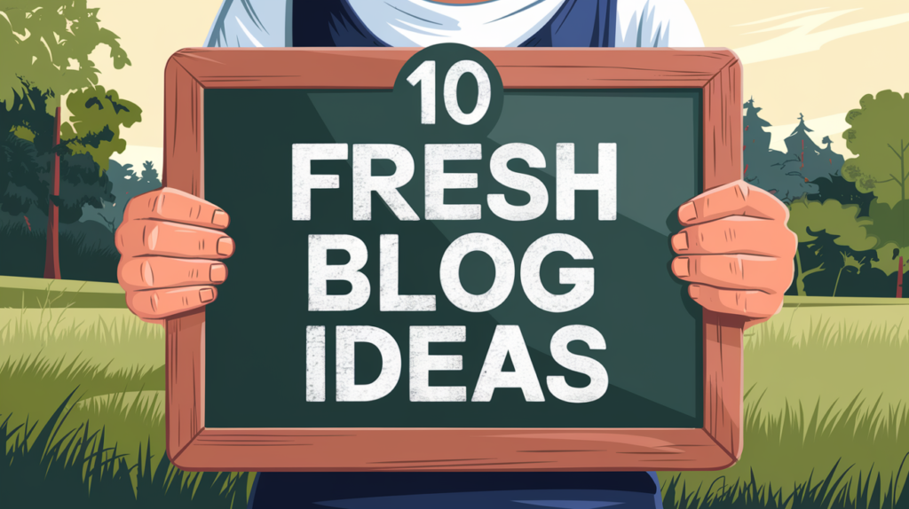 10 Fresh Blog Ideas to Get You Started in 2024